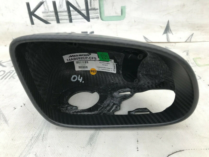 MCLAREN 720S RIGHT SIDE MIRROR COVER FULL CARBO MATTE *ORIGINAL* 14AB092CP