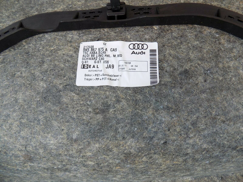 AUDI A4 B8 2009-2015 TAILGATE BOOT LID INNER COVER PANEL 8K5867975A GENUINE
