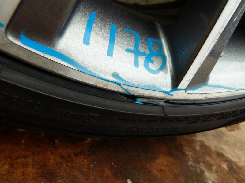 MERCEDES W205 ALLOY WHEEL 19" AMG 7.5JX19H2 ET44 A2054011300 TYRE DAMAGE