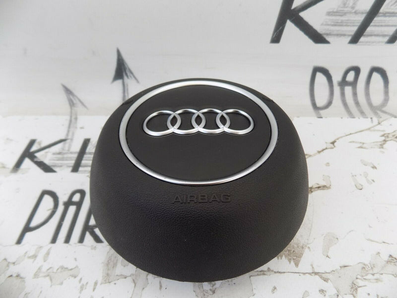 AUDI A1 A3 A4 A5 Q5 2016-2020 FACELIFT STEERING WHEEL COVER A I R  B A G BLACK