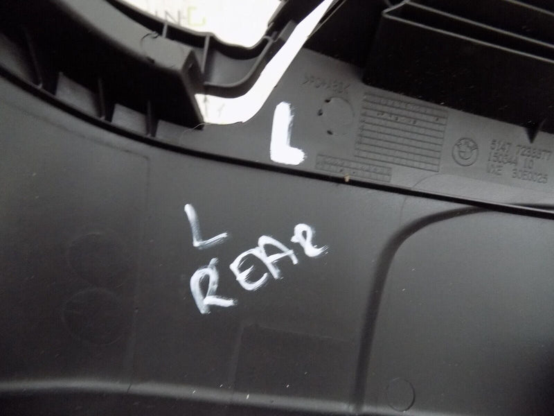 BMW F30 F31 2012-2015 REAR LEFT BOOT AIR VENT TRIM PANEL GENUINE 7238877 #