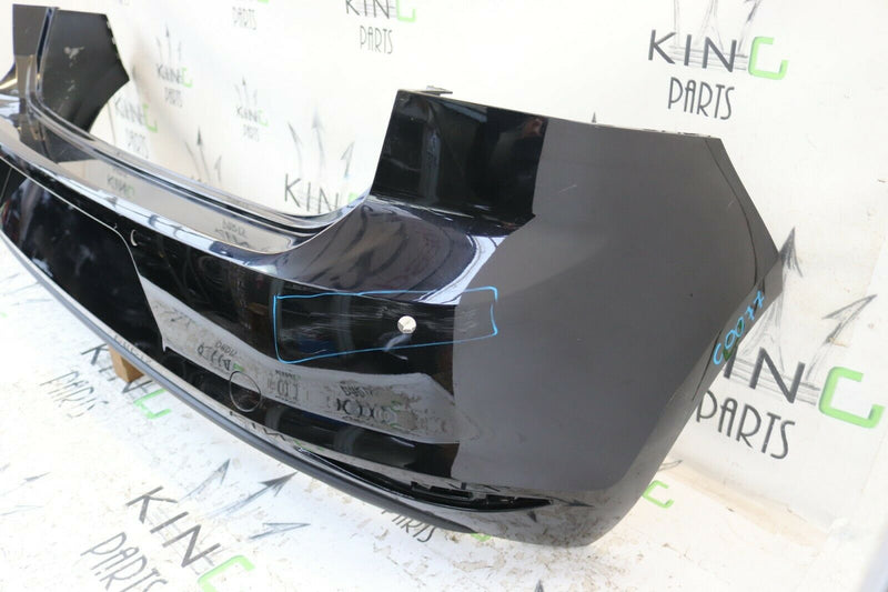 VW GOLF VII MK7 2013-2016 BLACK REAR BUMPER GENUINE PDC HOLES 5G6807421