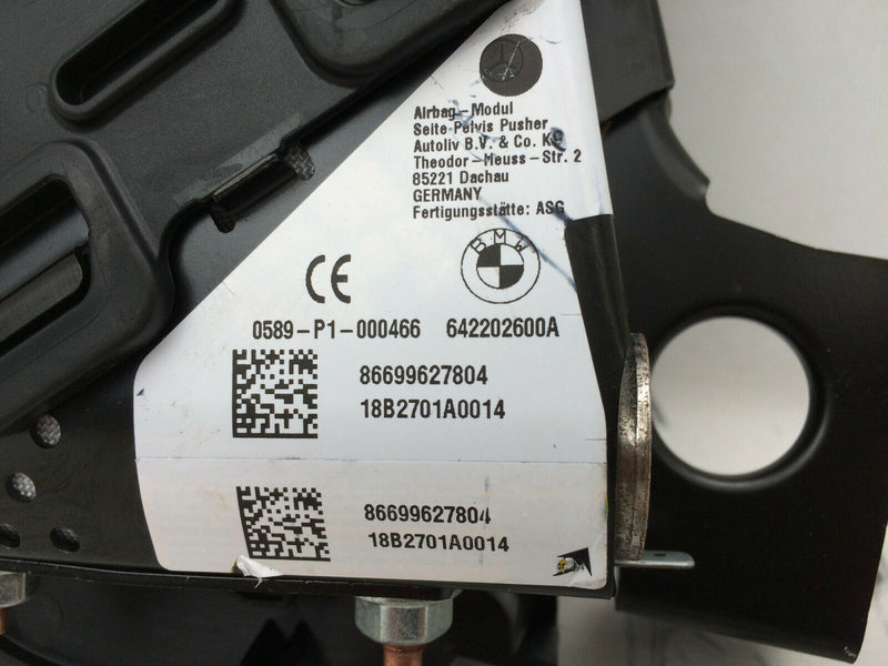 BMW 5 6 SERIES GENUINE SIDE PELVIC AIRBAG RIGHT SEAT AIR BAG 86 699627804
