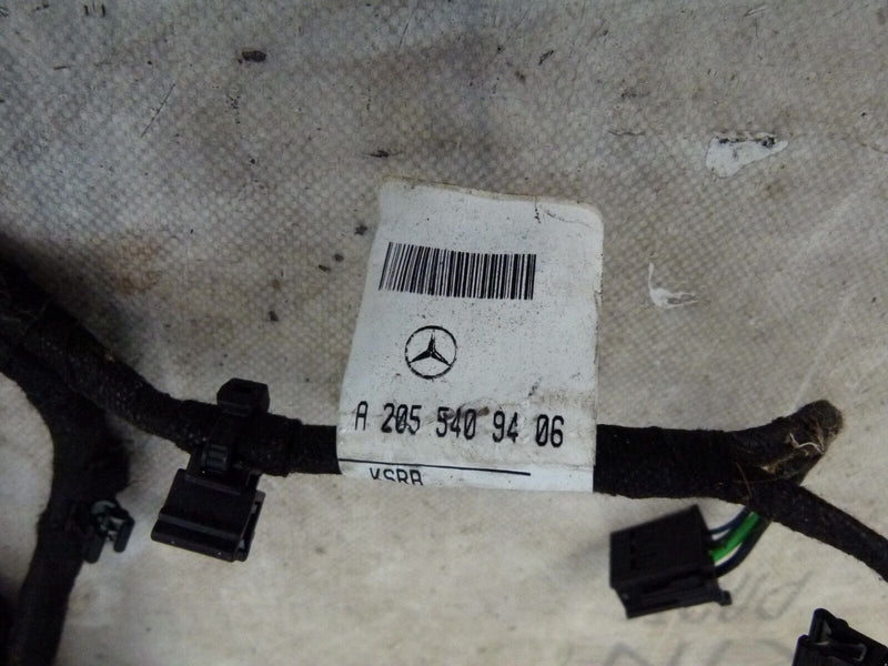 MERCEDES C W205 2015-21 REAR LEFT DOOR WIRING LOOM GENUINE A2055409406