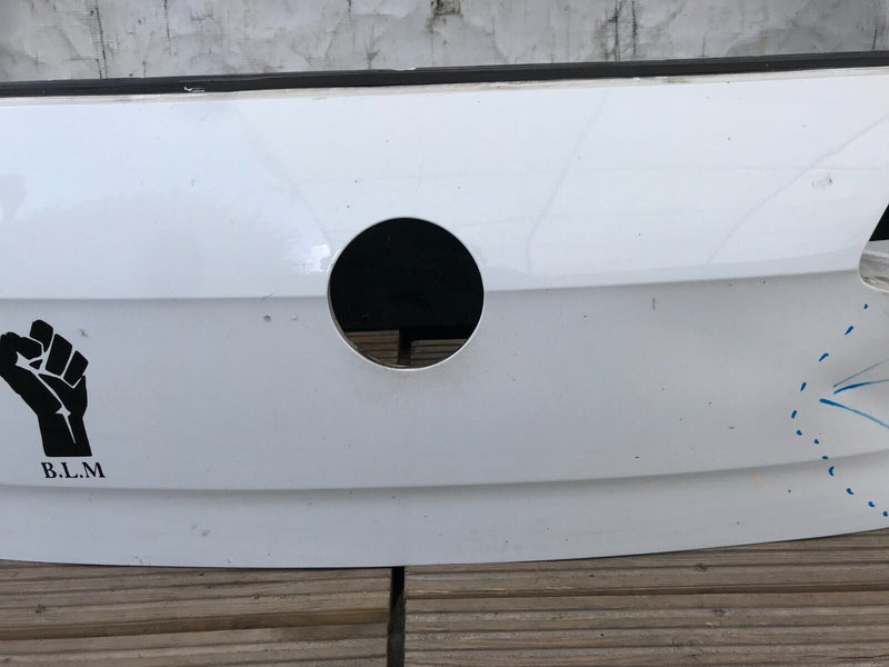 VW GOLF MK7 HATCHBACK 2013-2019 GENUINE BOOT LID TAILGATE PANEL in WHITE