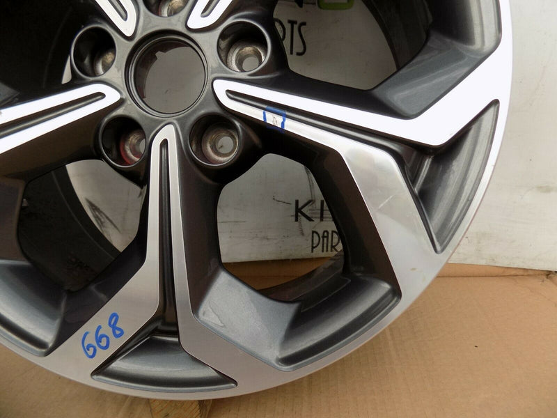 KIA CEED 17" INCH RIM ALLOY WHEEL 7J X17H2 53 GREY *DAMAGE* 52910-J7400