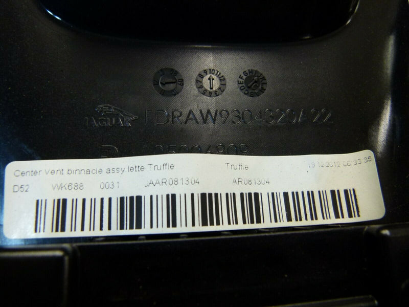 JAGUAR XJ X351 2010-19 DASH HOUSING AIR VENT TRIM COVER FDRAW9304320A22