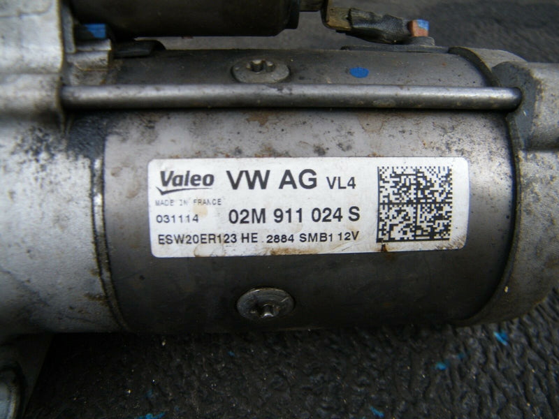VW AUDI SEAT SKODA 2.0 TDI CRL ENGINE STARTER MOTOR GENUINE 02M911024S