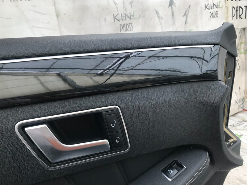 MERCEDES W212 2010-15 FRONT DOOR LEATHER CARD COVER LEFT PASSENGER SIDE