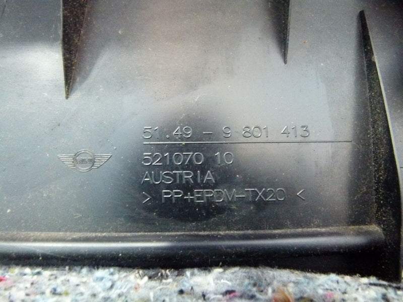 MINI COUNTRYMAN R60 2010-2014 TAILGATE LOWER COVER TRIM GENUINE 9801413