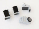 HYUNDAI ix20 GENUINE SET 4 PARKING PARK SENSOR PDC 6 PIN GREY Z3G 95720-1K100
