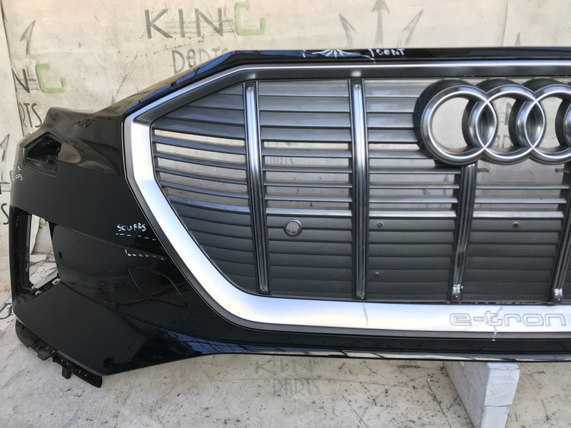 AUDI E-TRON 2018-ON FRONT BUMPER WITH PDC HOLES GENUINE 4KE807437