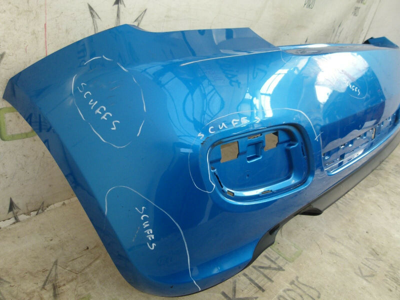 FIAT 500 S SPORT 500S 2013-2015 BLUE REAR BUMPER GENUINE PDC 735565271
