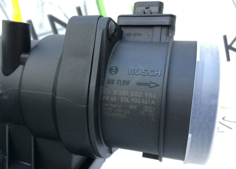 VW AMAROK, BEETLE, CADDY, CRAFTER 2.0 TDI BOSCH AIR MASS FLOW METER 03L906461A