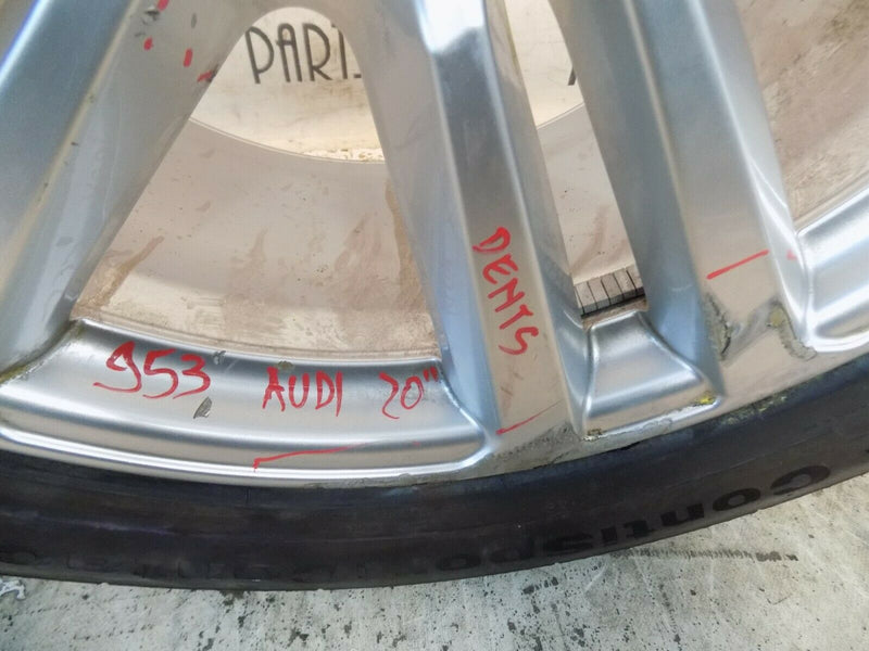 AUDI A8 / S8 / A7 20" ALLOY WHEEL 9JX20 +CONTINENTAL TYRE 285/45 4H0601025H