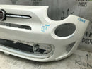 FIAT 500 S SPORT FACELIFT 2016> WHITE FRONT BUMPER & BADGE LOGO 735619571