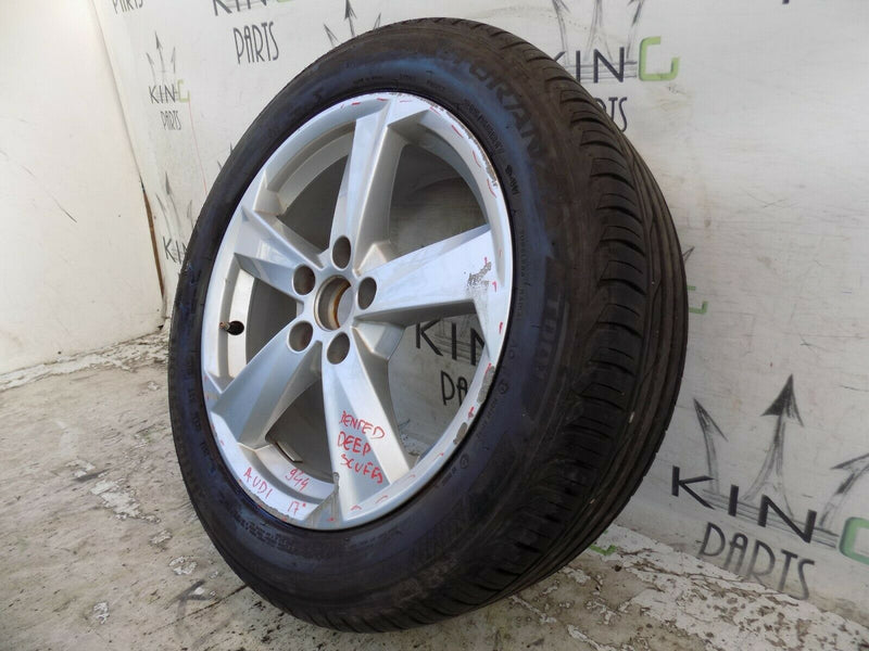 AUDI Q2 A3 S3 RS3 17" 7J X17 H2 ET45 ALLOY WHEEL 81A601025B +TYRE 215/55R17