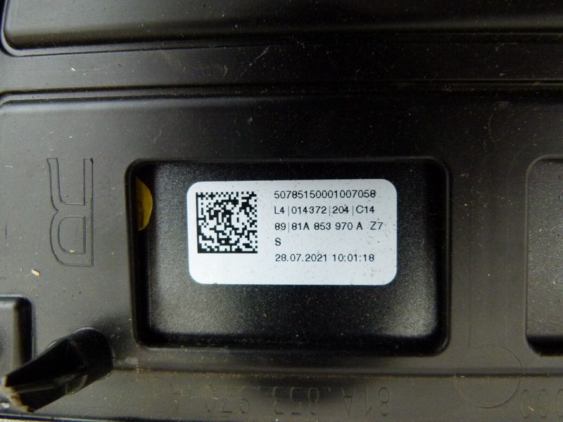 AUDI Q2 S-LINE 2016-2020 REAR RIGHT DOOR LOWER MOLDING GENUINE 81A853970A