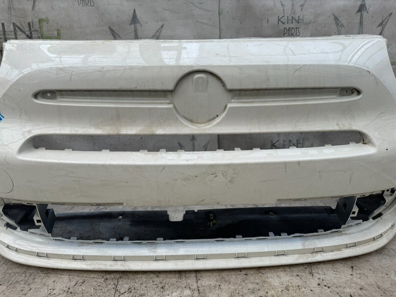 FIAT 500 S SPORT FACELIFT 2016-ON WHITE FRONT BUMPER GENUINE 735619571