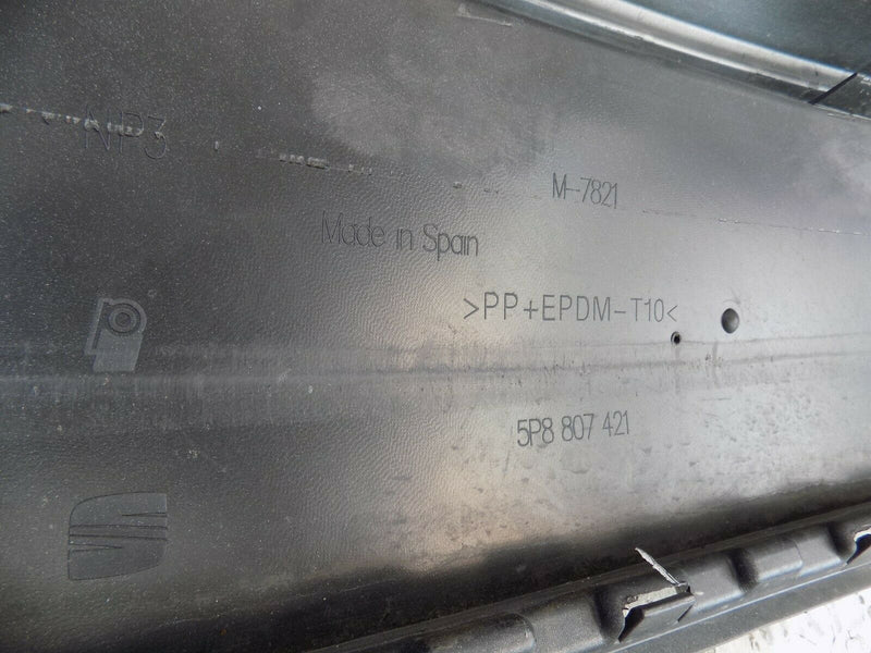 SEAT ALTEA REAR BUMPER SILVER  2009 TO 2015  GENUINE 5P8807421