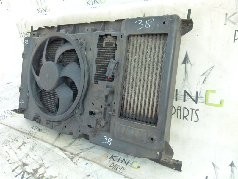 CITROEN DS4 C4 PICASSO 1.6 HDI AIR CON CONDENSER & COOLING FAN RADIATOR