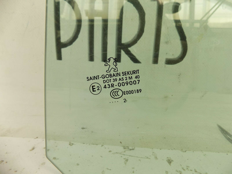 PEUGEOT 3008 2008-2016 REAR LEFT DOOR WINDOW GLASS 43R-009007