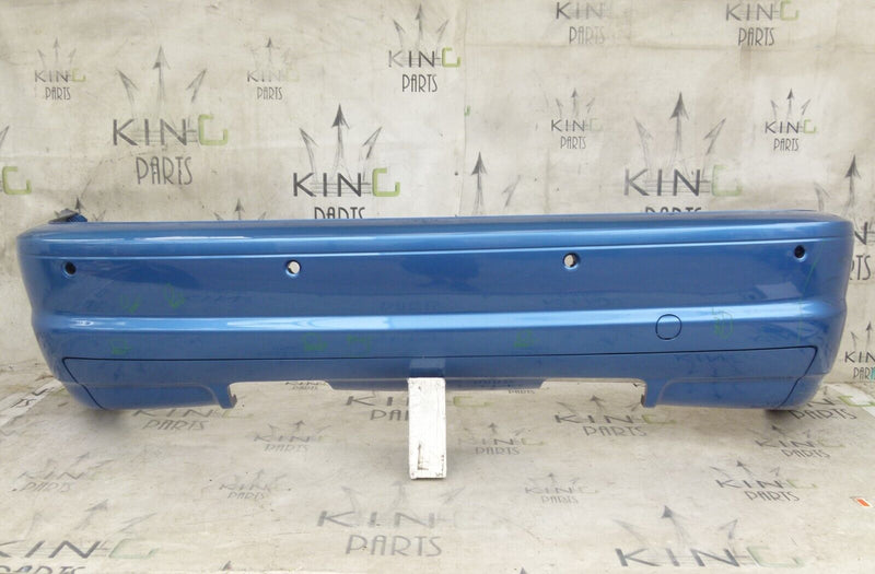 BMW E46 M3 2-DOOR 1999-2002 REAR BUMPER GENUINE in BLUE PDC HOLES 2694729