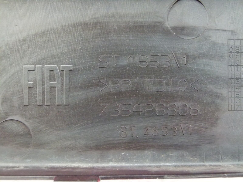 FIAT 500 2010-15 FRONT BUMPER NO PDC GENUINE 735426888