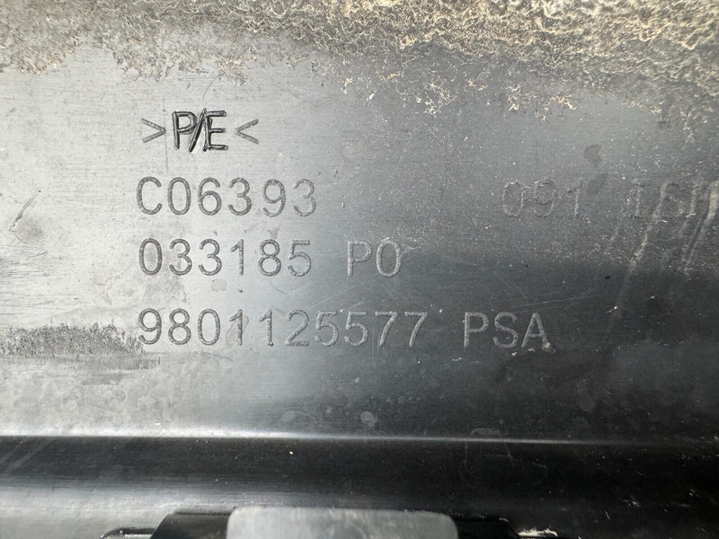 PEUGEOT 2008 2013-2016 BLACK REAR BUMPER GENUINE PDC 9801125577