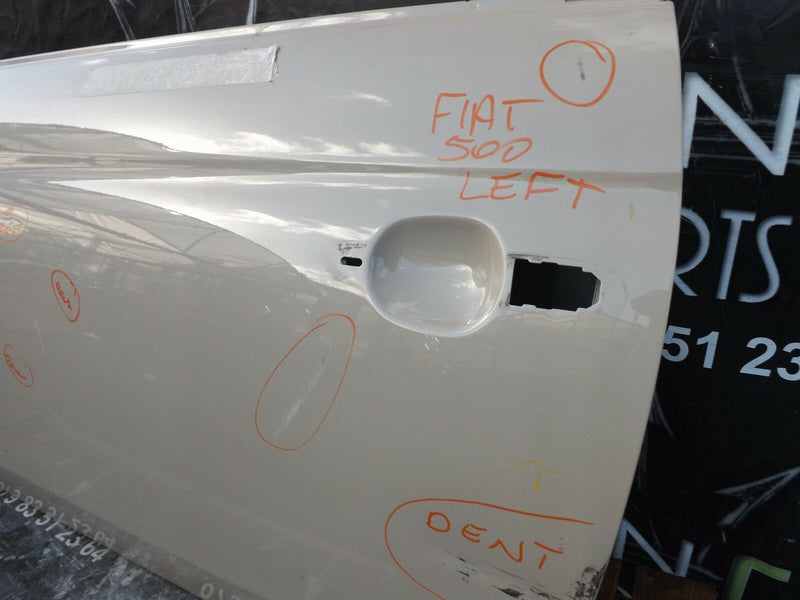 Genuine Fiat 500 2007-2016 Front Left Passenger N/S Door in Cappuccino Cream
