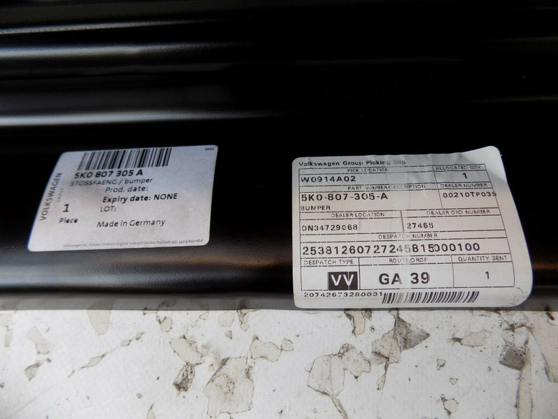 VW GOLF MK6 2008-2013 REAR BAR SUPPORT CRASH REINFORCEMENT BEAM