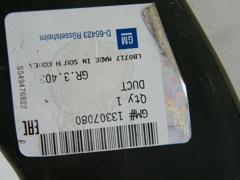 VAUXHALL ASTRA J MK6 2010-2016 AIR INTAKE PIPE DUCTING 13307080 NEW (B03-38)