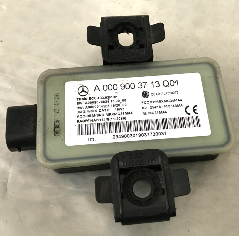 MERCEDES GLC X253 2016-23 SENSOR TYRE PRESSURE TPMS ECU MODULE A0009003713