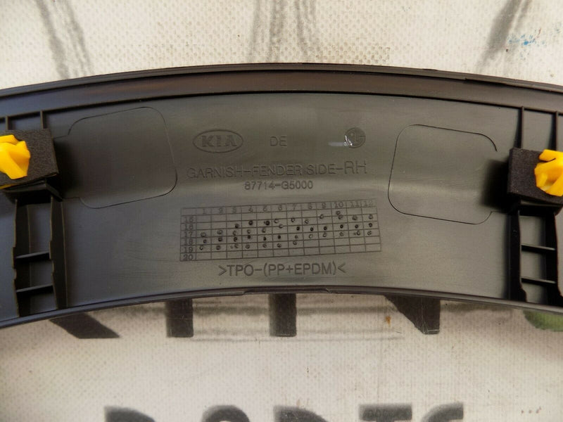 KIA NIRO 2016-2020 RHD FRONT DRIVER RIGHT WHEEL ARCH TRIM COVER 87714G5000