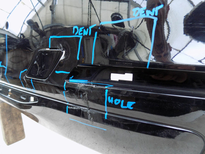 BMW 3 SERIES F30 2012-2014 SPORT LINE SALOON BLACK REAR BUMPER 51127256930