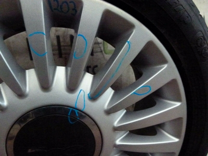 FIAT 500 GENUINE 15" ALLOY WHEEL 6Jx15H ET34 5178754 TYRE 185/55 R15