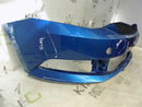 SKODA FABIA MK3 (NJ) 6V 2015-2017 BLUE FRONT BUMPER GENUINE 6V0807221