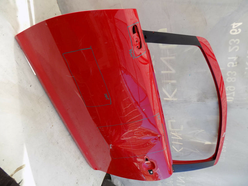 VAUXHALL CORSA D 3DR 2011-2014 FACELIFT RED FRONT DOOR PANEL LEFT PASSENGER SIDE