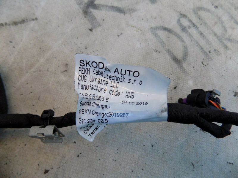 SKODA OCTAVIA MK3 2012-2019 REAR BUMPER WIRING PDC OEM 5E6971104H