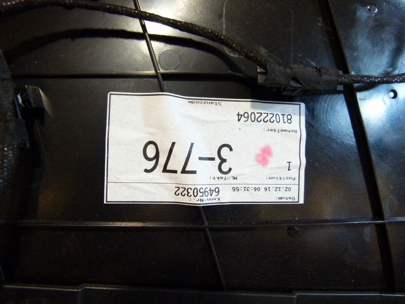 AUDI A4 S4 8W B9 2016-ON FRONT LEFT SIDE DOOR CARD CLOTH 8W0867133