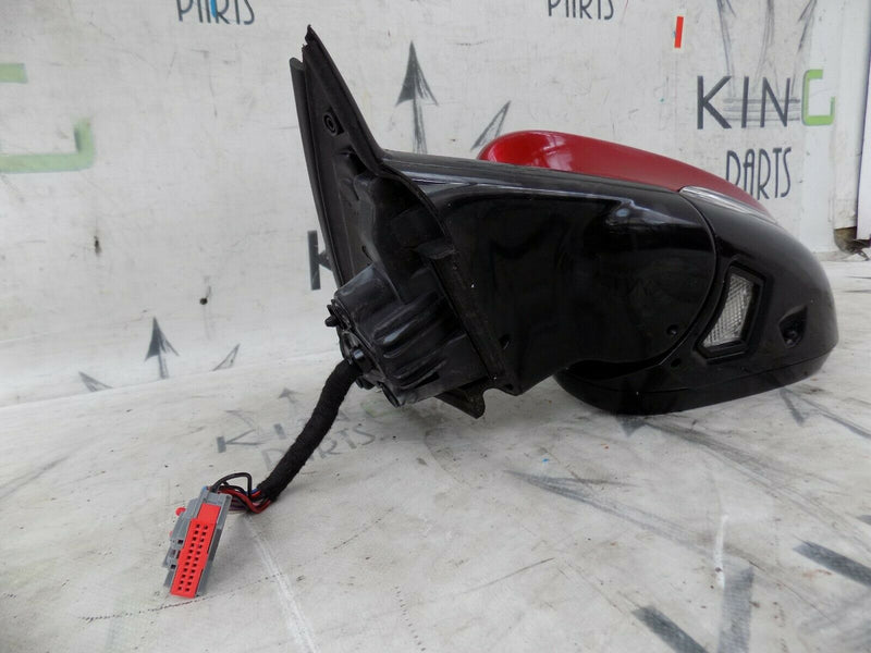 JAGUAR XJ (X351) 2010-2019 POWER FOLDING PASSENGER WING MIRROR RED - GENUINE