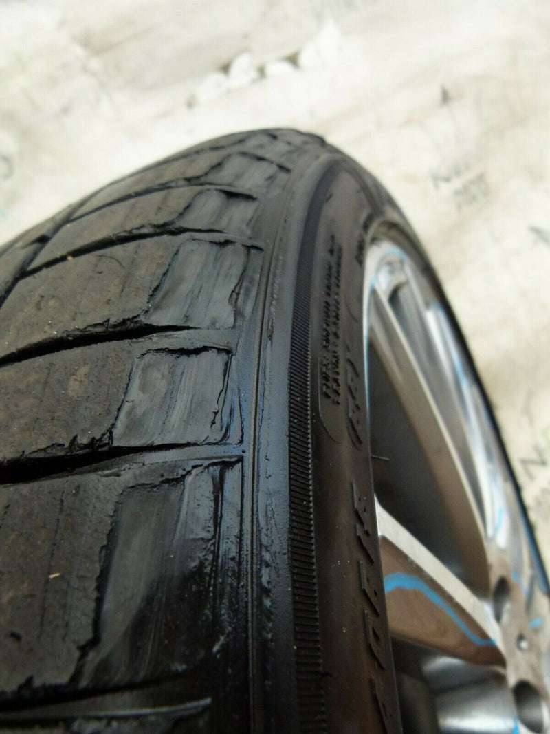 MERCEDES W205 ALLOY WHEEL 19" AMG 7.5JX19H2 ET44 A2054011300 TYRE DAMAGE