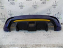 FIAT 500 ABARTH 959 FCL 16-ON BLUE REAR BUMPER+DIFFUSER GENUINE 735633081