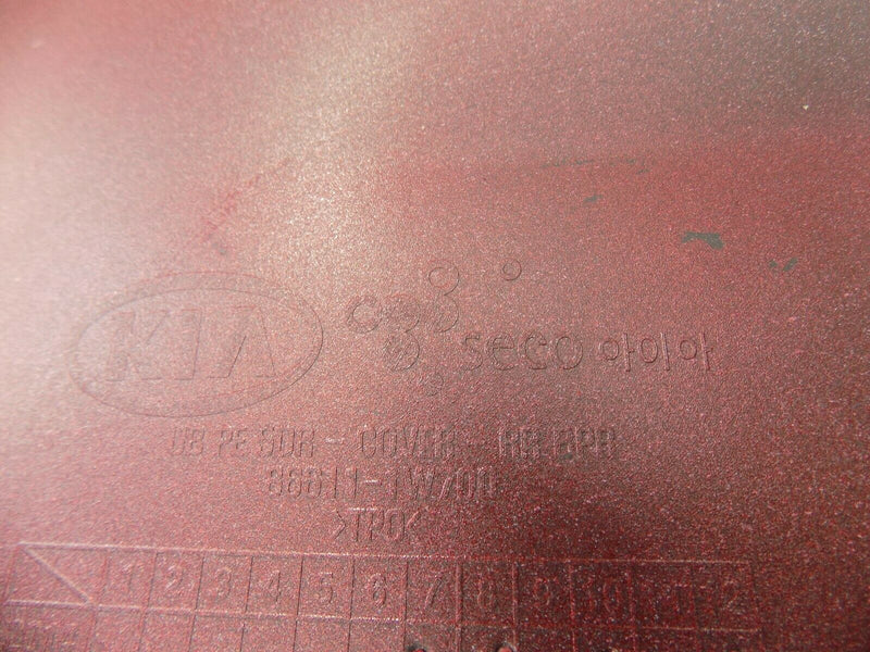 KIA RIO 5 DOOR 2015-17 REAR BUMPER WITH PDC HOLES GENUINE PART 86611-1W700
