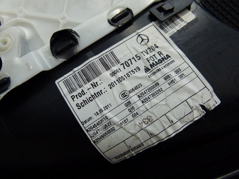 MERCEDES C W204 2007-2011 REAR RIGHT DOOR CARD GENUINE A2045402610