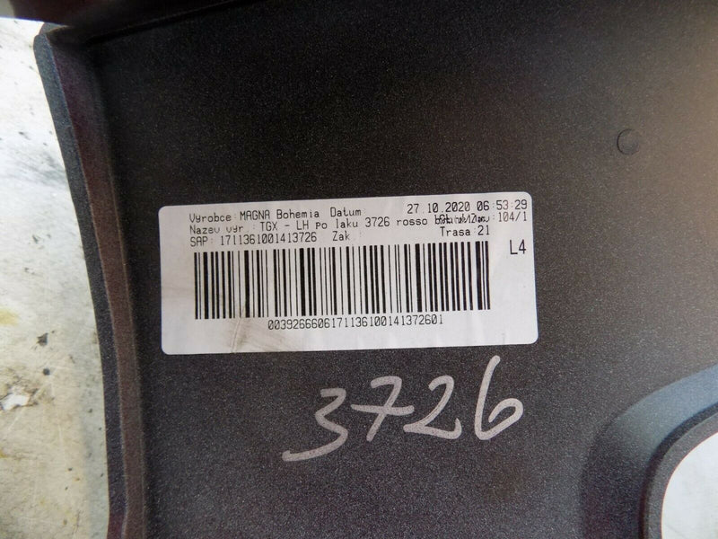 MAN TGX EURO 6 2020+ LEFT BUMPER CORNER HEADLIGHT SURROUND CHERRY MAN-8141610