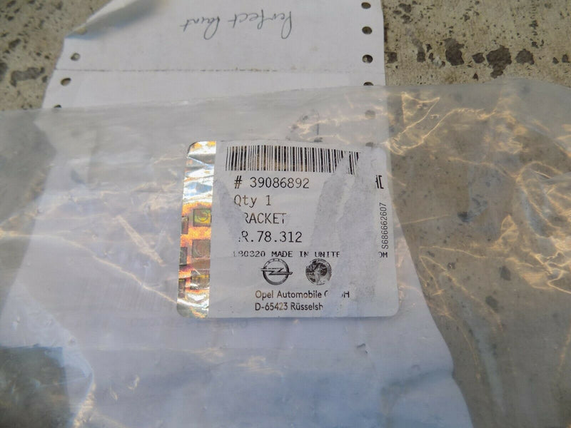 VAUXHALL  ASTRA K 2015-ON FRONT RIGHT BUMPER BRACKET 39020437