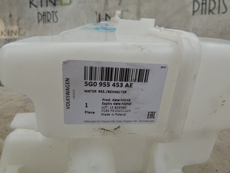 VW GOLF MK7 2012-16 WASHER FLUID TANK RESERVOIR GENUINE 5G0955453AE