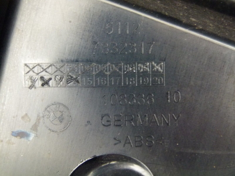 BMW X1 F48 2015-19 REAR BUMPER LEFT CORNER BRACKET GENUINE 5112 7332317