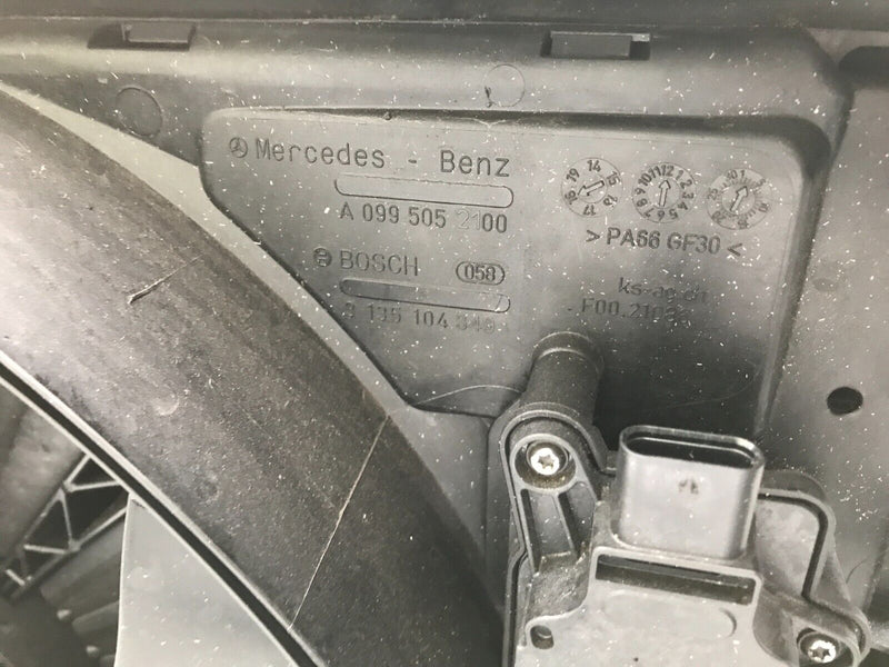 MERCEDES GLC X253 2.0 PETROL COMPLETE FRONT END COOLING RADIATOR PACK SLAM PANEL